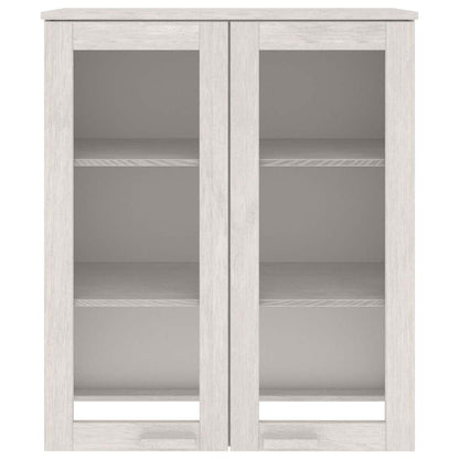 vidaXL Top for Highboard"HAMAR" White 85x35x100 cm Solid Wood Pine