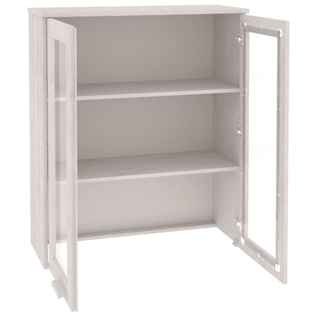 vidaXL Top for Highboard HAMAR White 85x35x100 cm Solid Wood Pine