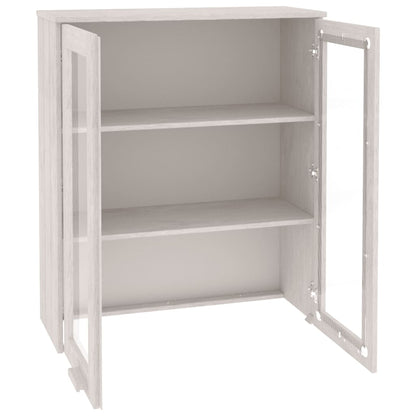 vidaXL Top for Highboard HAMAR White 85x35x100 cm Solid Wood Pine