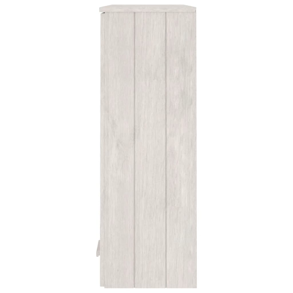 vidaXL Top for Highboard HAMAR White 85x35x100 cm Solid Wood Pine