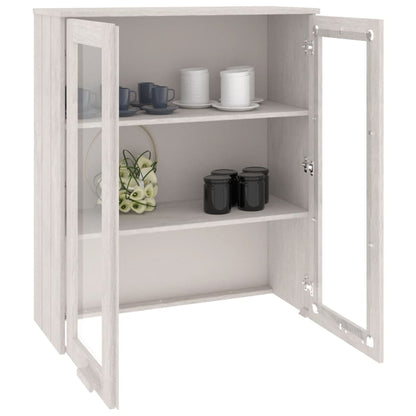 vidaXL Top for Highboard HAMAR White 85x35x100 cm Solid Wood Pine