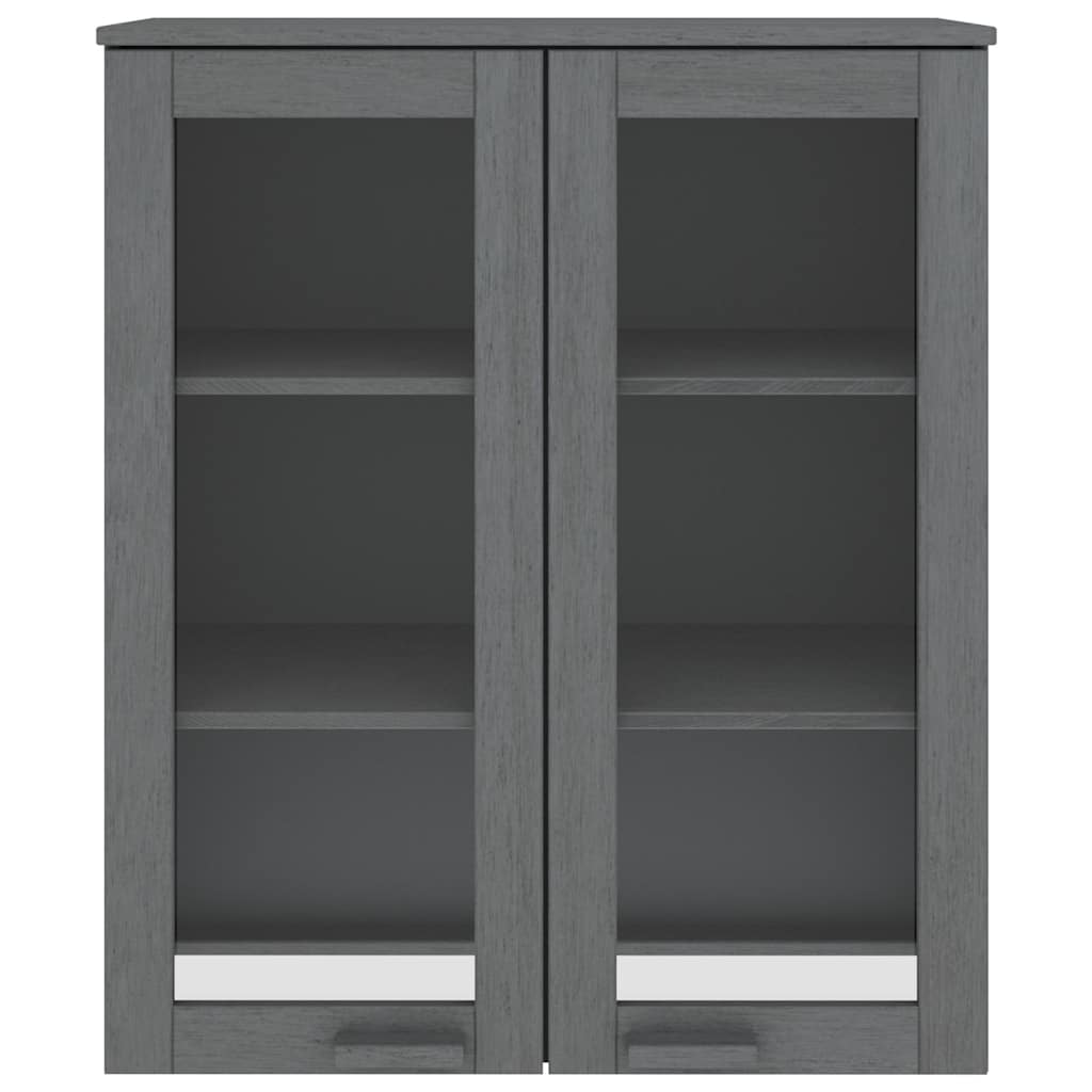 vidaXL Top for Highboard"HAMAR" Dark Grey 85x35x100cm Solid Wood Pine