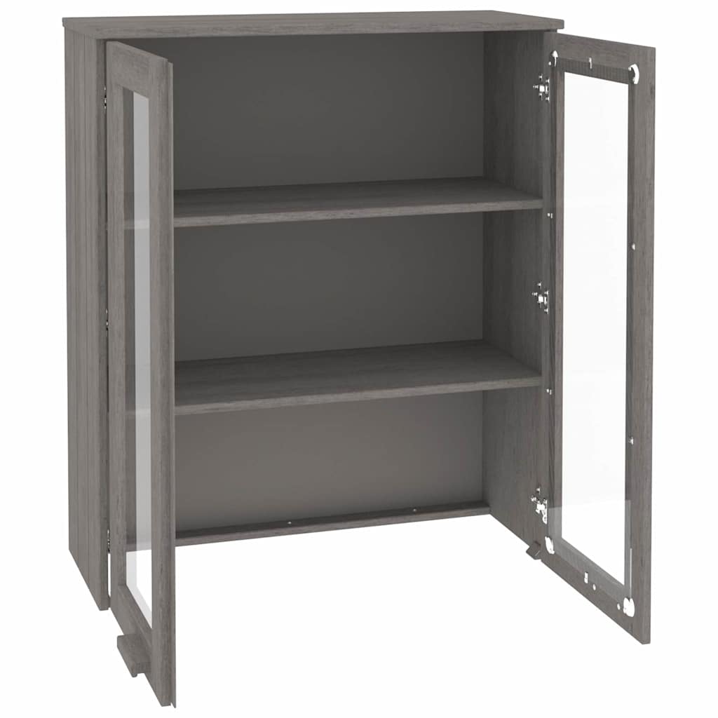 vidaXL Top for Highboard"HAMAR" Light Grey 85x35x100cm Solid Wood Pine