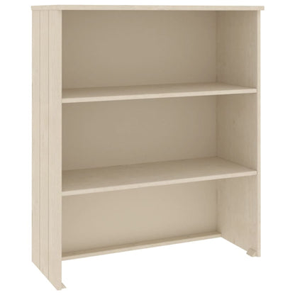 vidaXL Top For Highboard | Honey Brown | Solid Pine Wood, MDF | 85x35x100 cm