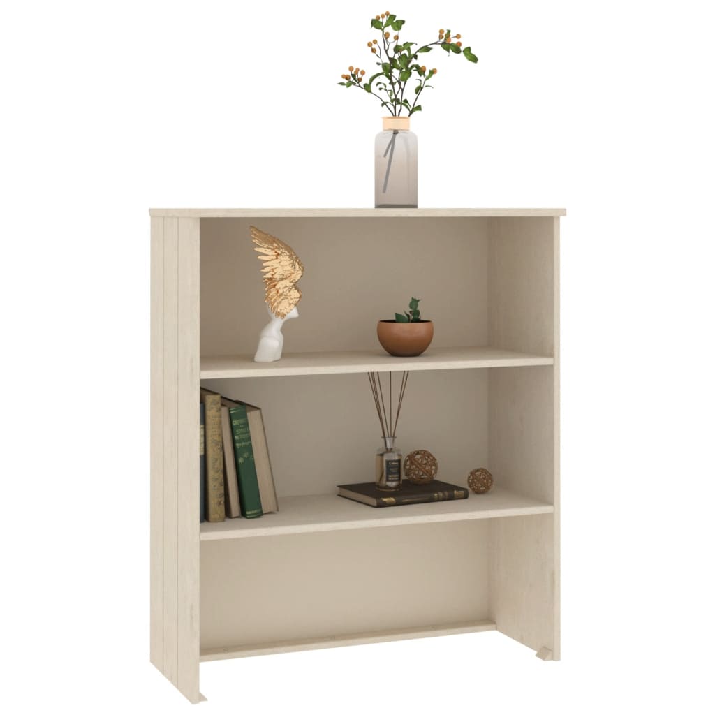 vidaXL Top For Highboard | Honey Brown | Solid Pine Wood, MDF | 85x35x100 cm
