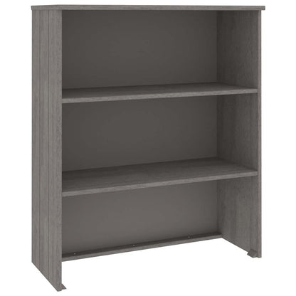 vidaXL Top for Highboard"HAMAR" Light Grey 85x35x100cm Solid Wood Pine