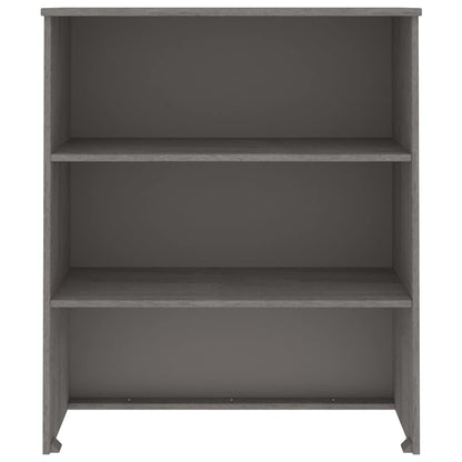 vidaXL Top for Highboard"HAMAR" Light Grey 85x35x100cm Solid Wood Pine