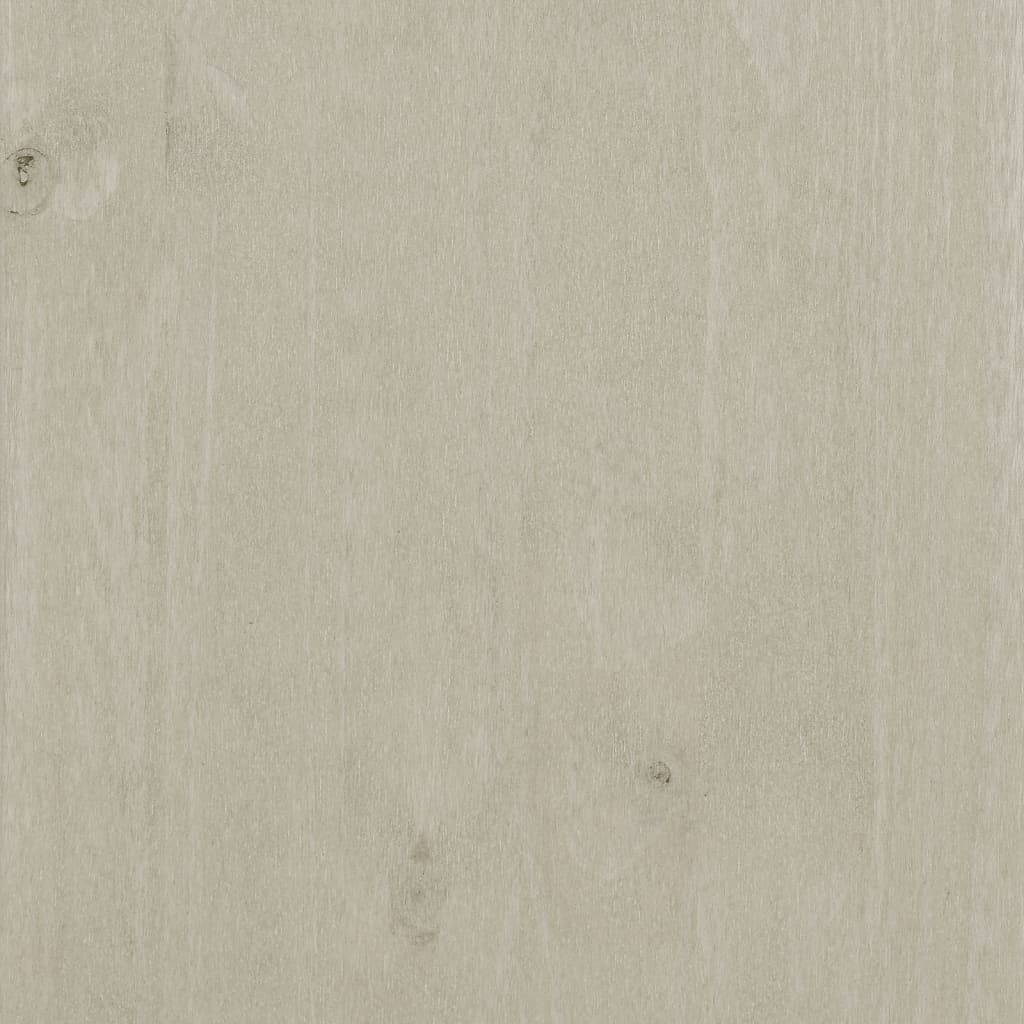 vidaXL Shoe Cabinet HAMAR White 59.5x35x117 cm Solid Wood Pine