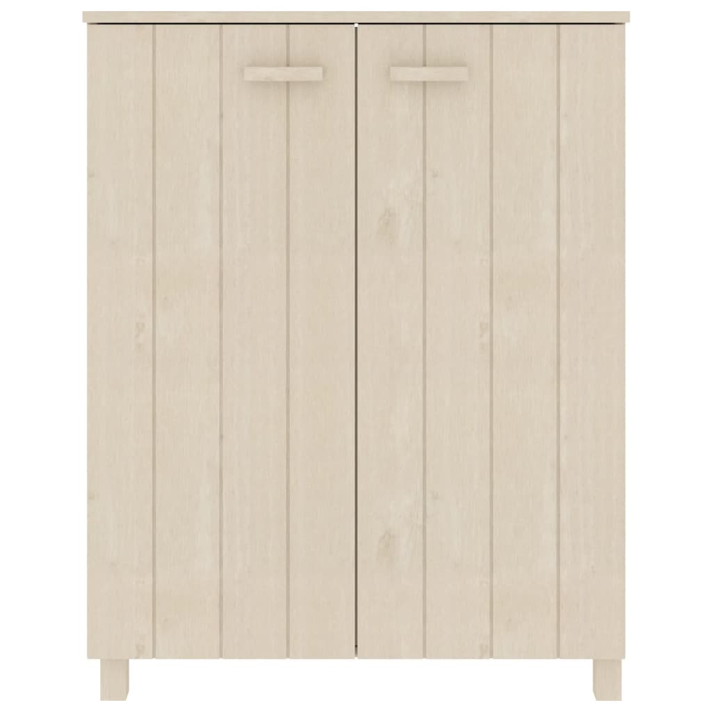 vidaXL Shoe Cabinet HAMAR Honey Brown 85x40x108 cm Solid Wood Pine