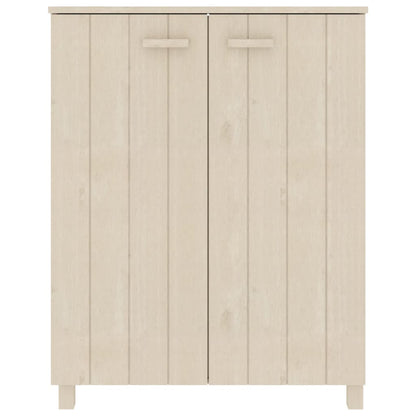 vidaXL Shoe Cabinet HAMAR Honey Brown 85x40x108 cm Solid Wood Pine