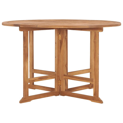 vidaXL Outdoor Dining Set | Natural teak | Smooth-sanded teak hardwood