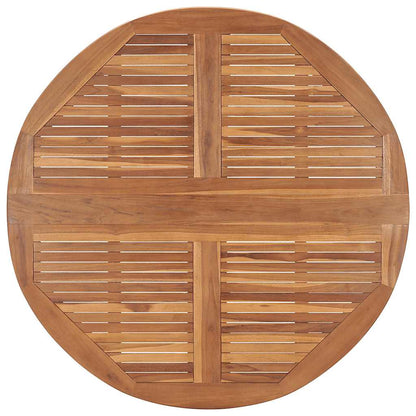 vidaXL Outdoor Dining Set | Natural teak | Smooth-sanded teak hardwood