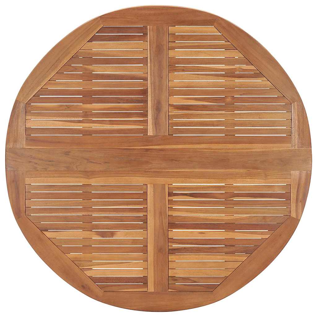 vidaXL 5 Piece Folding Outdoor Dining Set Solid Wood Teak
