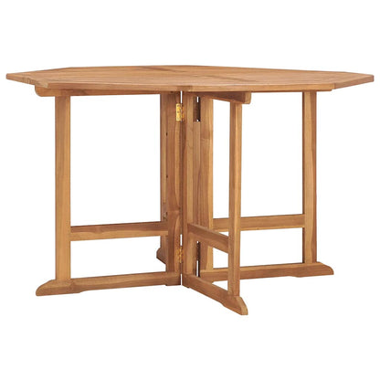 vidaXL Outdoor Dining Set | Natural Teak | Fine sanded teak hardwood | Medium