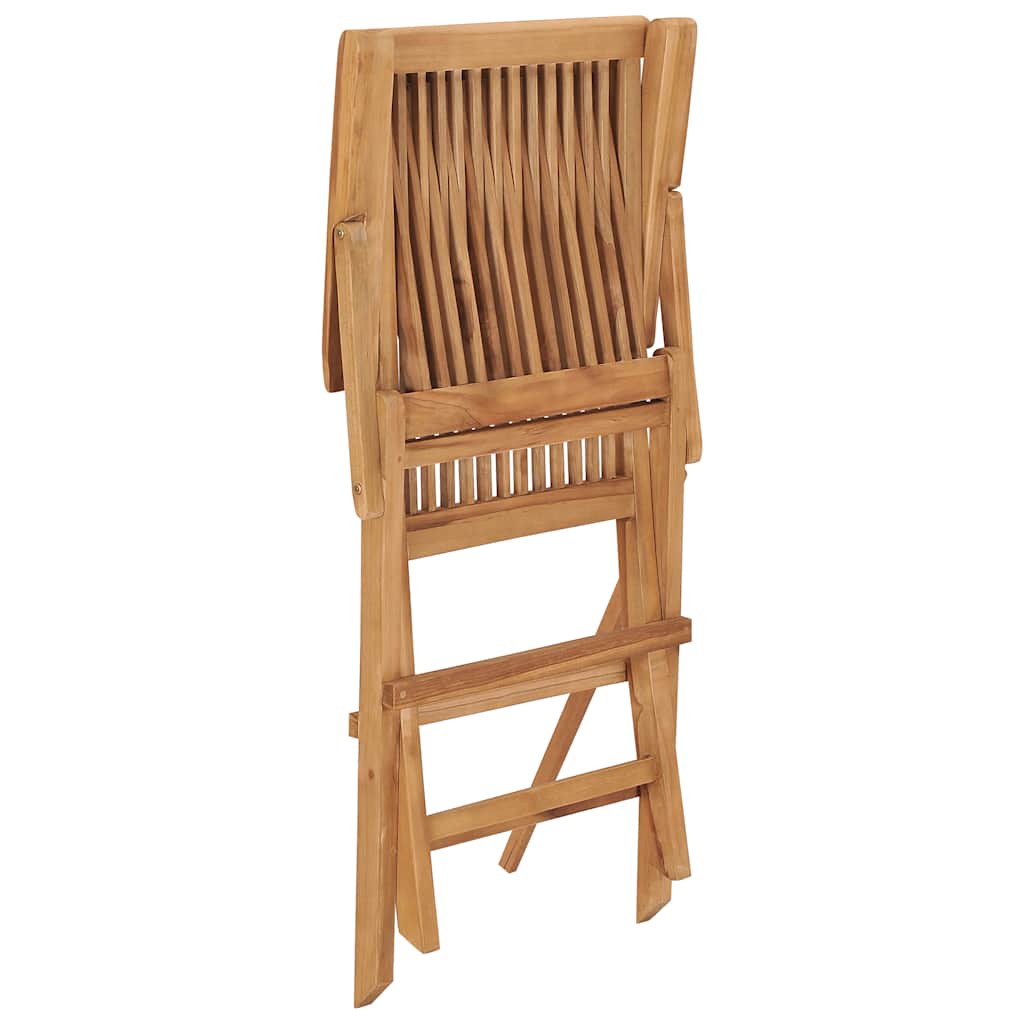 vidaXL Outdoor Dining Set | Natural Teak | Fine sanded teak hardwood | Medium