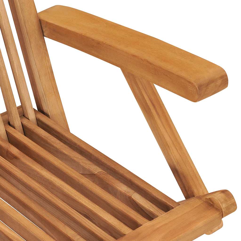 vidaXL Outdoor Dining Set | Natural Teak | Fine sanded teak hardwood | Medium