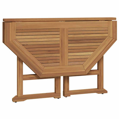 vidaXL Outdoor Dining Set | Natural Teak | Solid Teak wood | Medium | Foldable