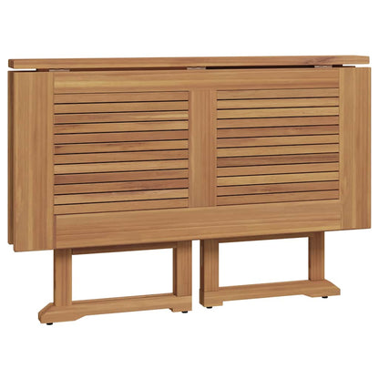 vidaXL Outdoor Dining Set | Teak | Solid teak wood | Medium | Foldable