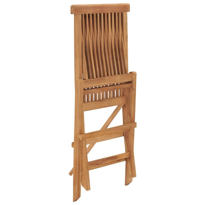 vidaXL Garden Chair | Set of 6 | Teak | Solid Teak Wood | Standard | Foldable