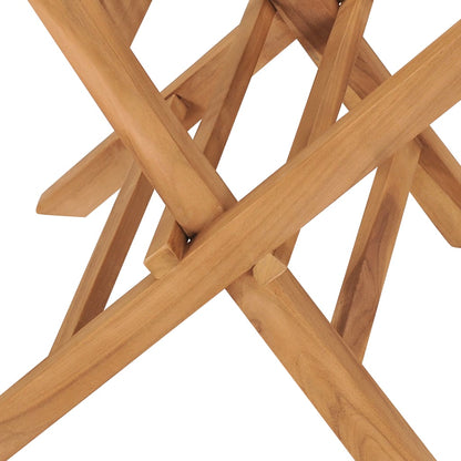 vidaXL Garden Chair | Set of 8 | Teak | Solid Teak Wood | Standard | Foldable