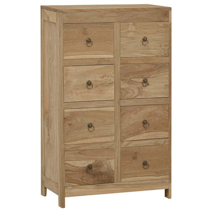 340740 vidaXL Chest of Drawers 55x30x90 cm Solid Wood Teak