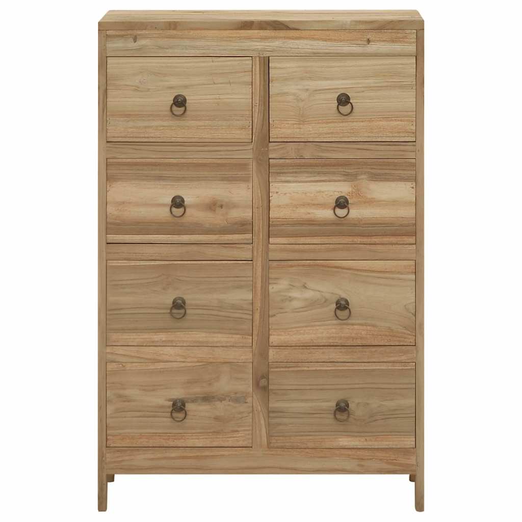 340740 vidaXL Chest of Drawers 55x30x90 cm Solid Wood Teak