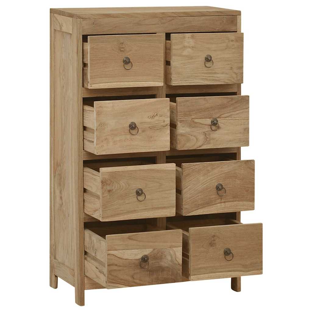 340740 vidaXL Chest of Drawers 55x30x90 cm Solid Wood Teak