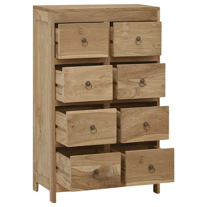 340740 vidaXL Chest of Drawers 55x30x90 cm Solid Wood Teak