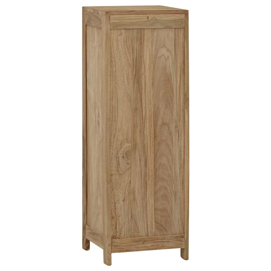 340741 vidaXL Chest of Drawers 30x30x90 cm Solid Wood Teak