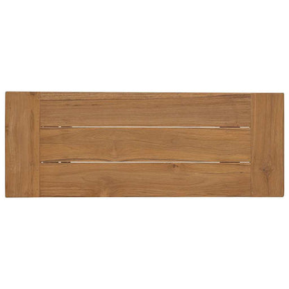340743 vidaXL Bench 110 cm Solid Wood Teak