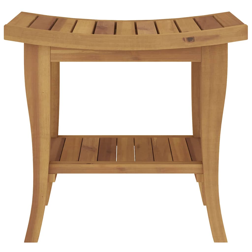 vidaXL Bathroom Side Table 50x35x45 cm Solid Wood Teak