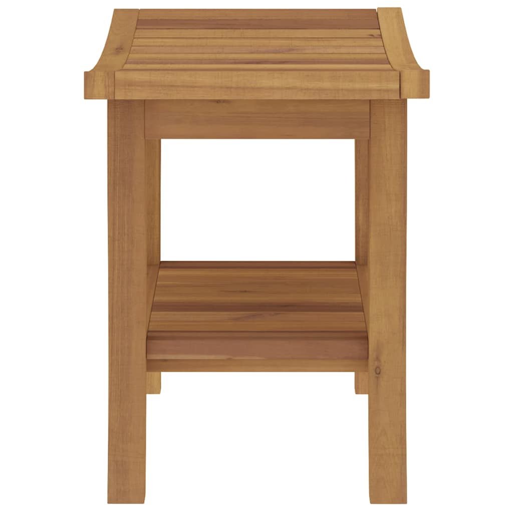 vidaXL Bathroom Side Table 50x35x45 cm Solid Wood Teak