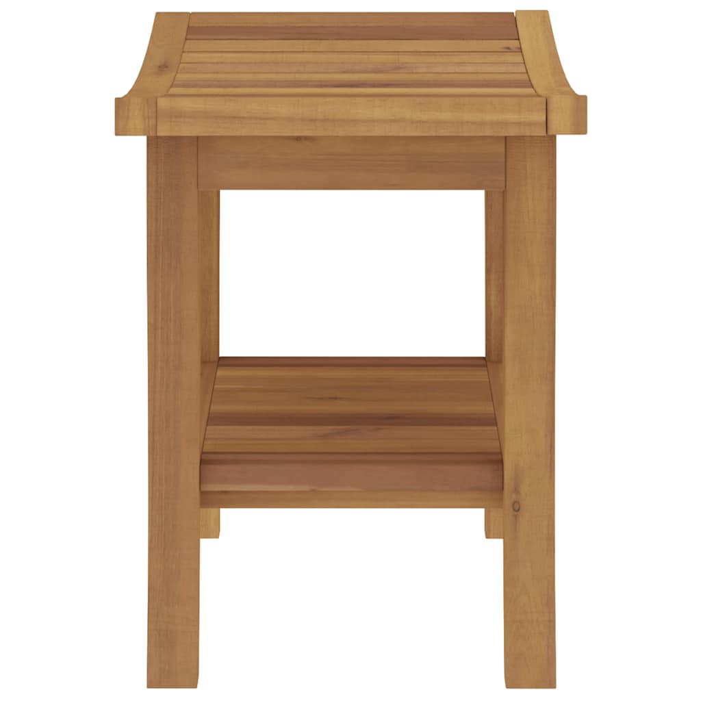 vidaXL Bathroom Side Table 50x35x45 cm Solid Wood Teak