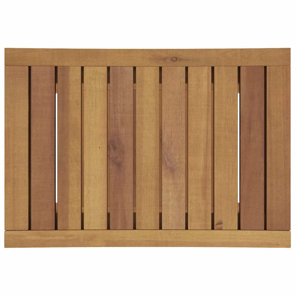 vidaXL Bathroom Side Table 50x35x45 cm Solid Wood Teak