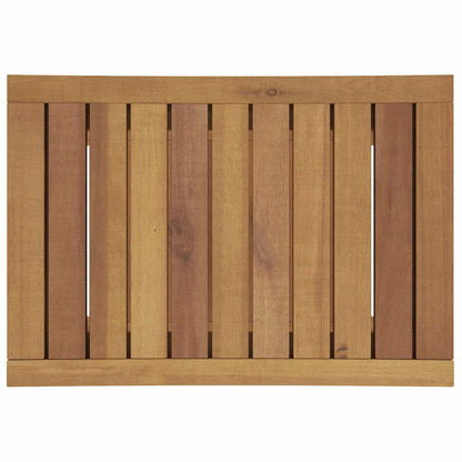 vidaXL Bathroom Side Table 50x35x45 cm Solid Wood Teak