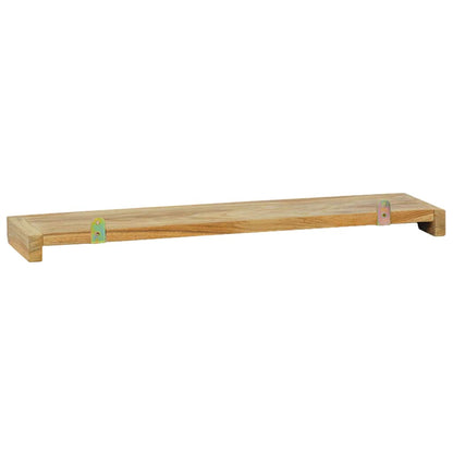 vidaXL Wall Shelves 2 pcs 60x15x4 cm Solid Wood Teak
