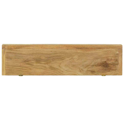 vidaXL Wall Shelves 2 pcs 60x15x4 cm Solid Wood Teak