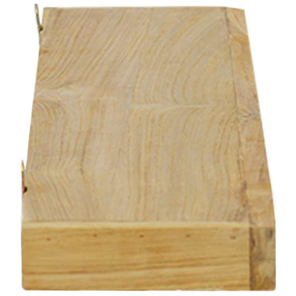 vidaXL Wall Shelves 2 pcs 90x15x4 cm Solid Wood Teak