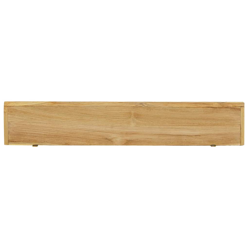 vidaXL Wall Shelves 2 pcs 90x15x4 cm Solid Wood Teak