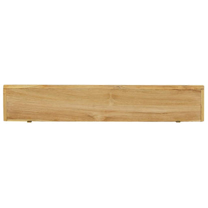 vidaXL Wall Shelves 2 pcs 90x15x4 cm Solid Wood Teak