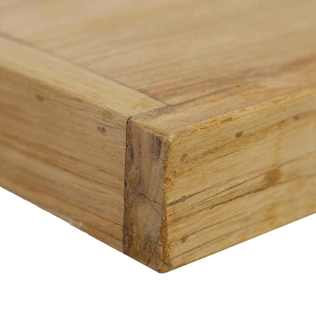 vidaXL Wall Shelves 2 pcs 90x15x4 cm Solid Wood Teak