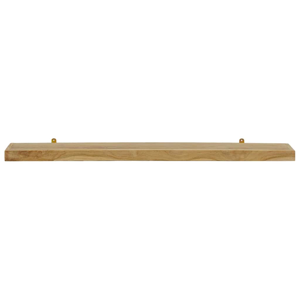 vidaXL Wall Shelves 2 pcs 110x15x4 cm Solid Wood Teak