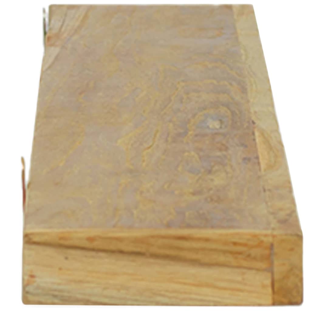 vidaXL Wall Shelves 2 pcs 110x15x4 cm Solid Wood Teak