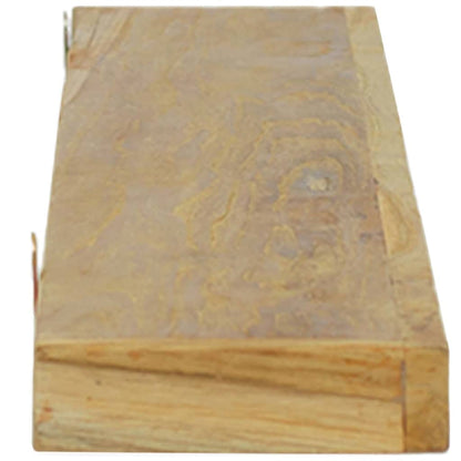 vidaXL Wall Shelves 2 pcs 110x15x4 cm Solid Wood Teak