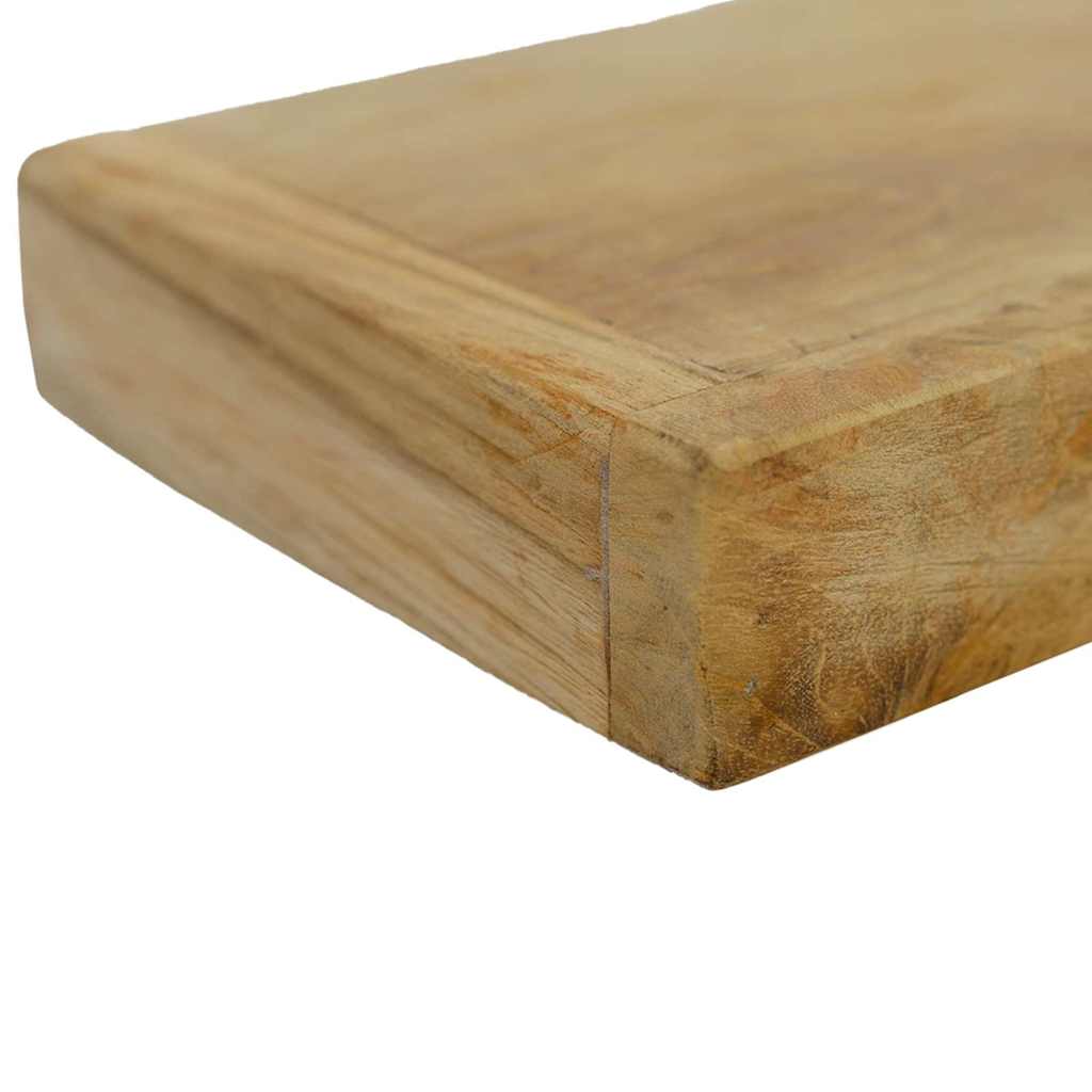 vidaXL Wall Shelves 2 pcs 110x15x4 cm Solid Wood Teak