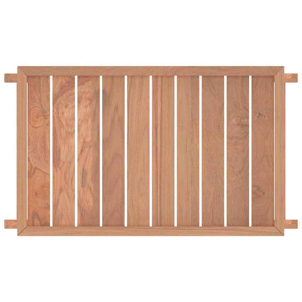 340762 vidaXL Folding Tray 55x35x25 cm Solid Wood Teak
