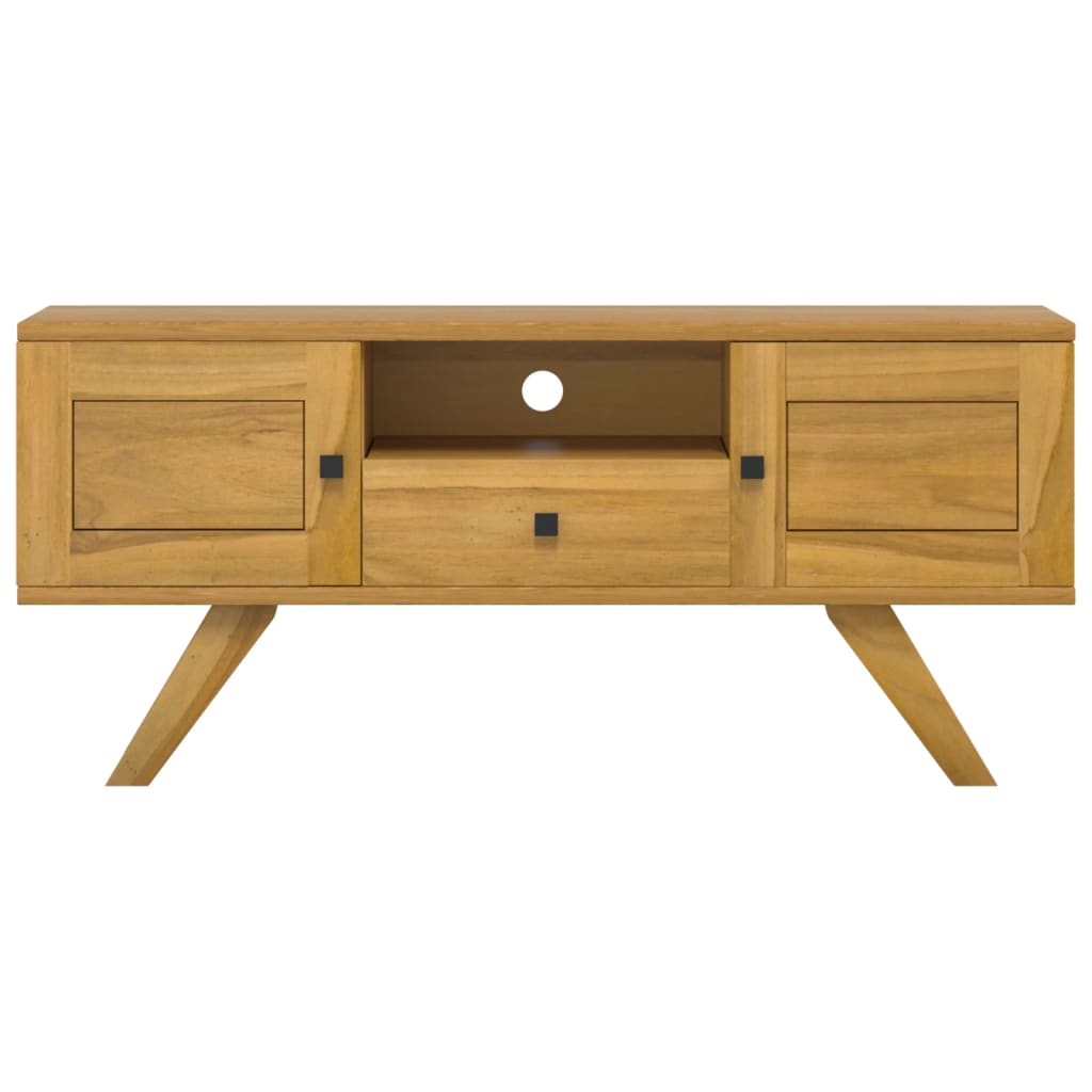 vidaXL TV Cabinet 110x30x50 cm Solid Wood Teak