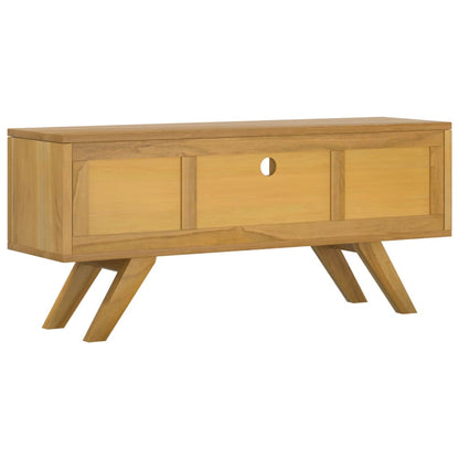 vidaXL TV Cabinet 110x30x50 cm Solid Wood Teak