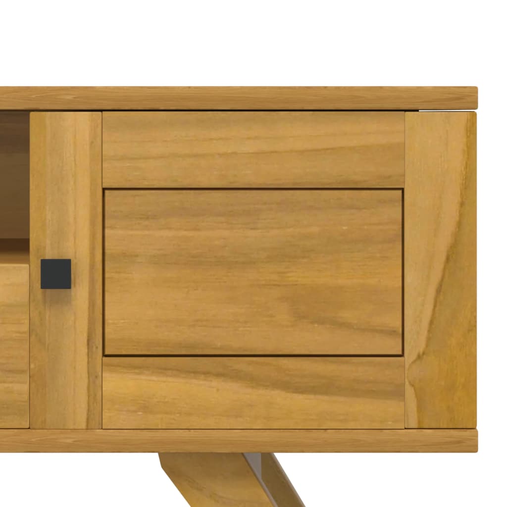 vidaXL TV Cabinet 110x30x50 cm Solid Wood Teak