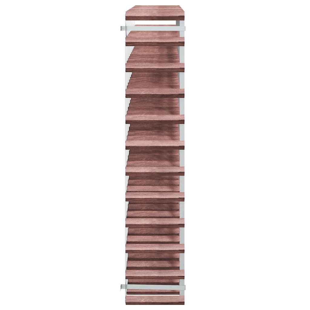 vidaXL Wine Rack for 120 Bottles Brown Solid Wood Pine